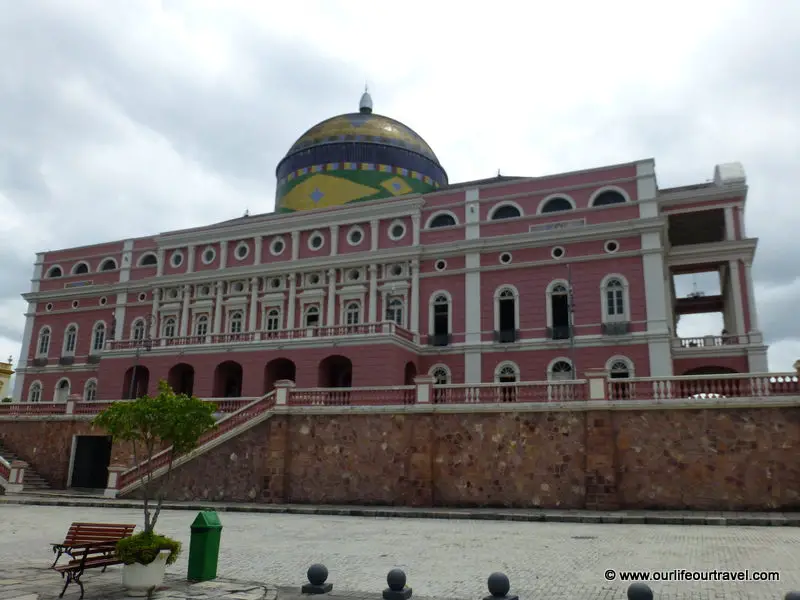 The famous Opera House of Manaus, Brazils