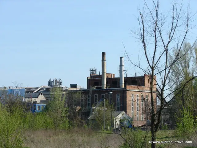 The shut-down sugar factory