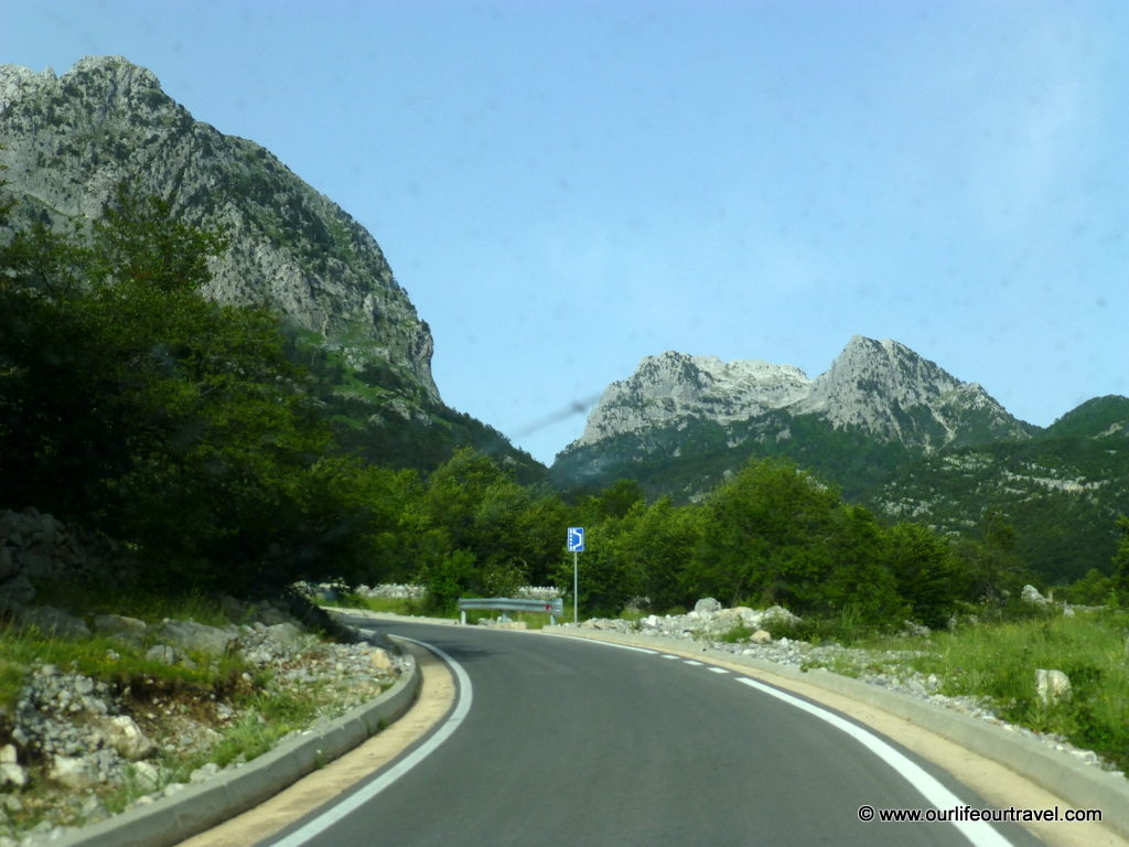 Albanian Alps Theth road