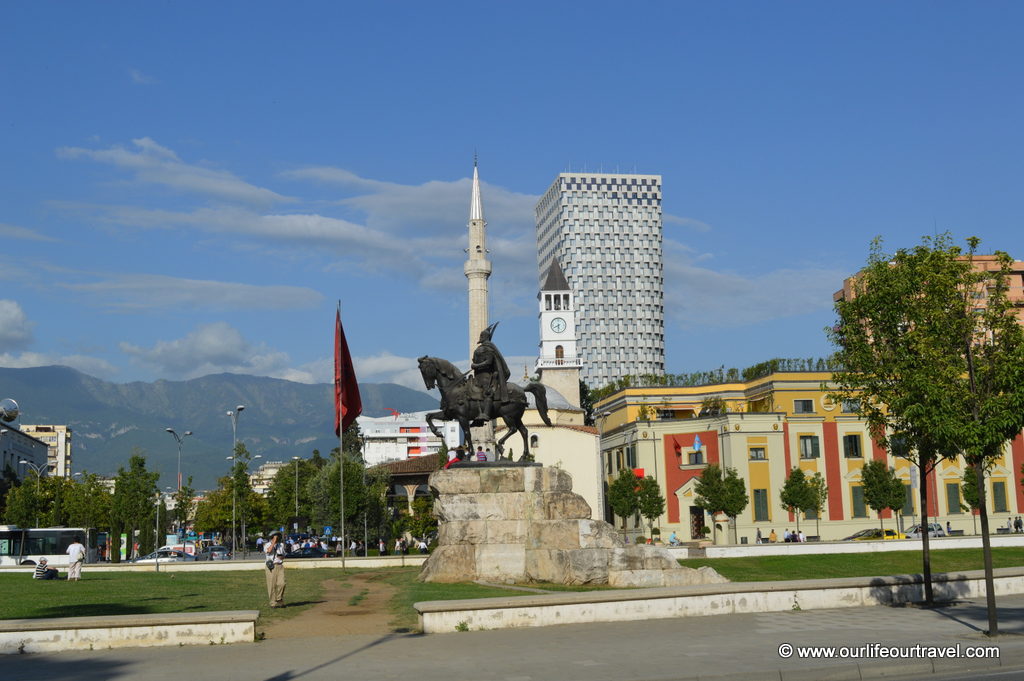 Tirana Albania center