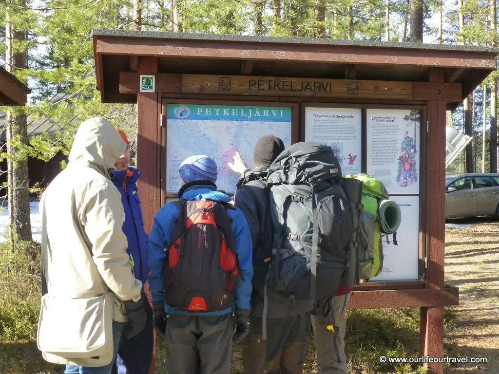 info-board-national-park-petkeljärvi-finland