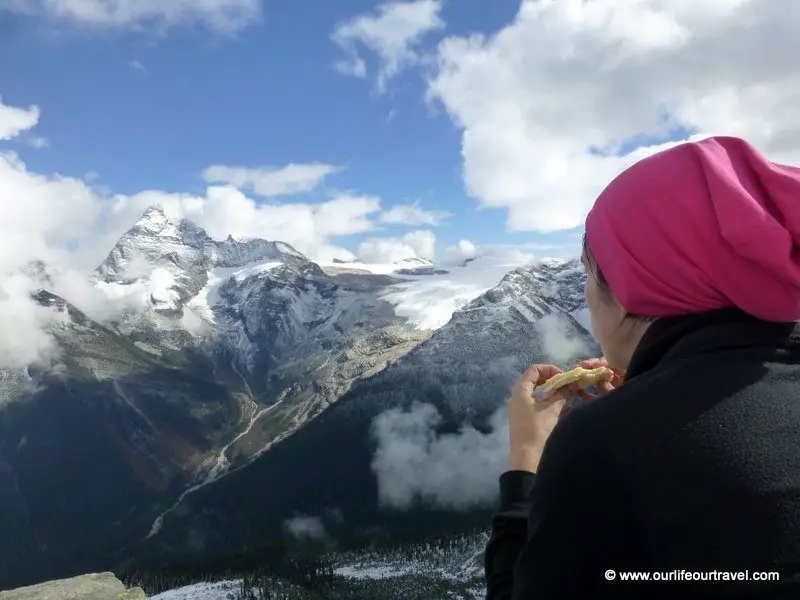 The best views on the top of Abott Ridge, Glacier National Park