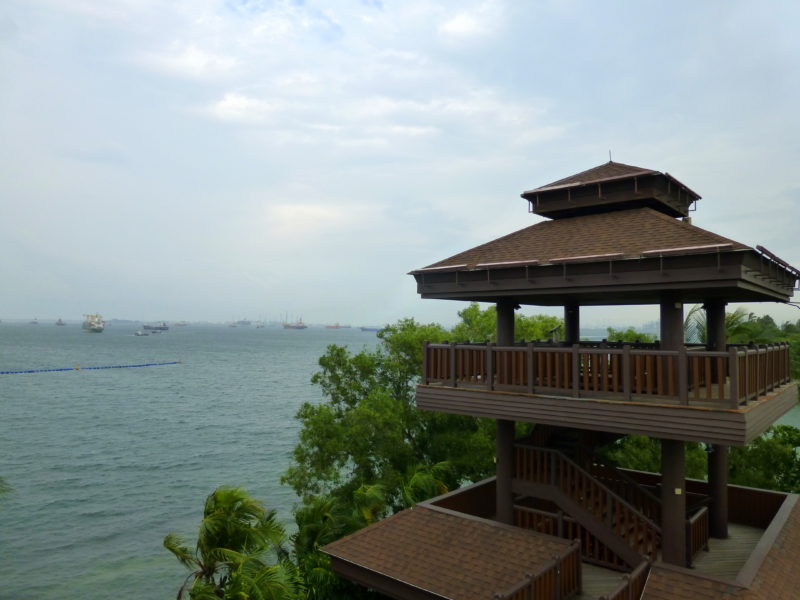 The lookout tower on Sentosa