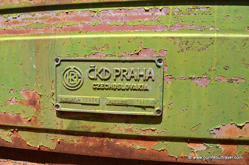 Abandoned CDK Locomotives, Prrenjas, Albania