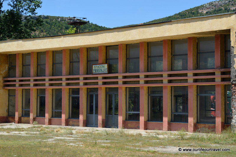 Abandoned Railway Building, Prrenjas, Albania