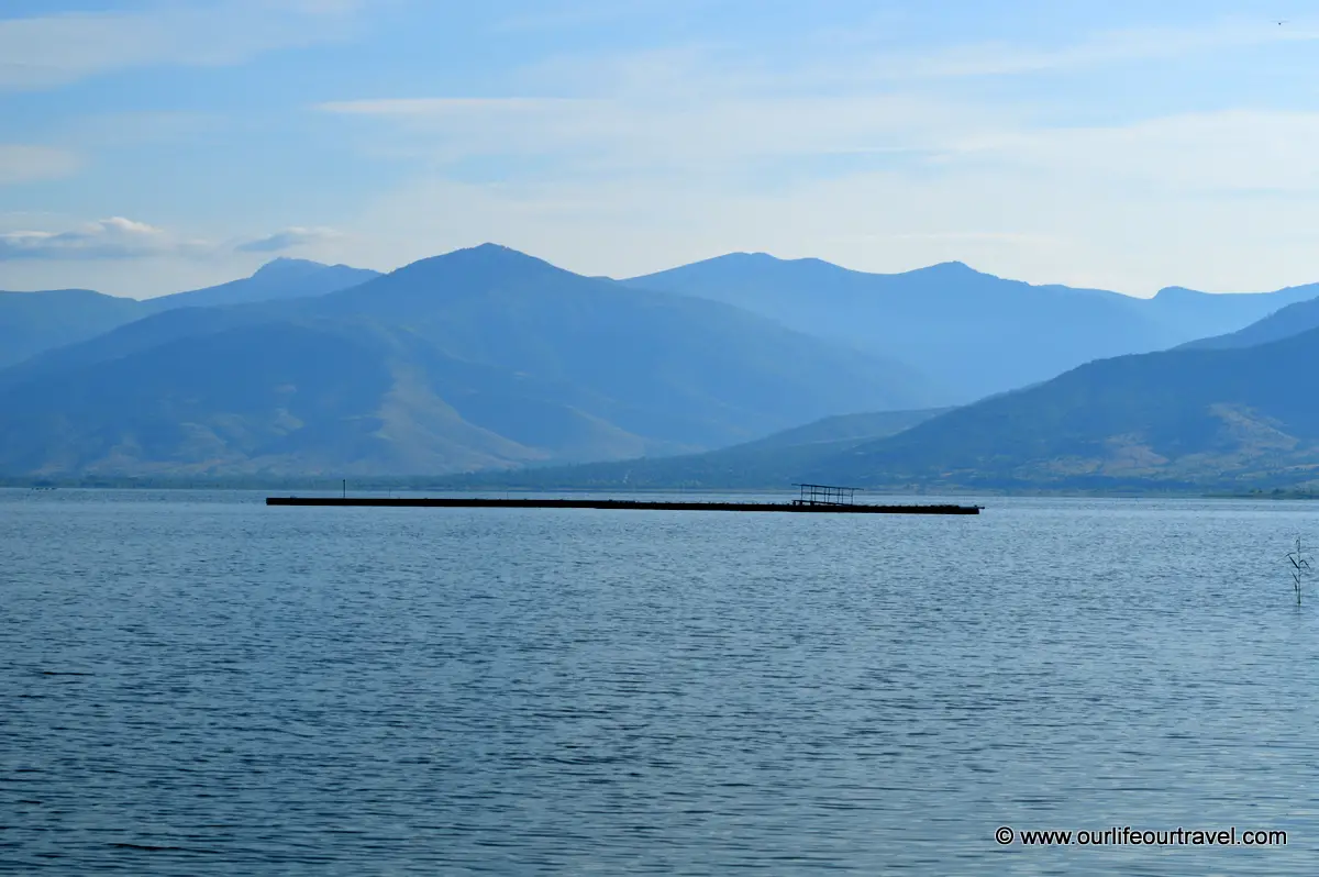 Prespa Lake, the view from Greece