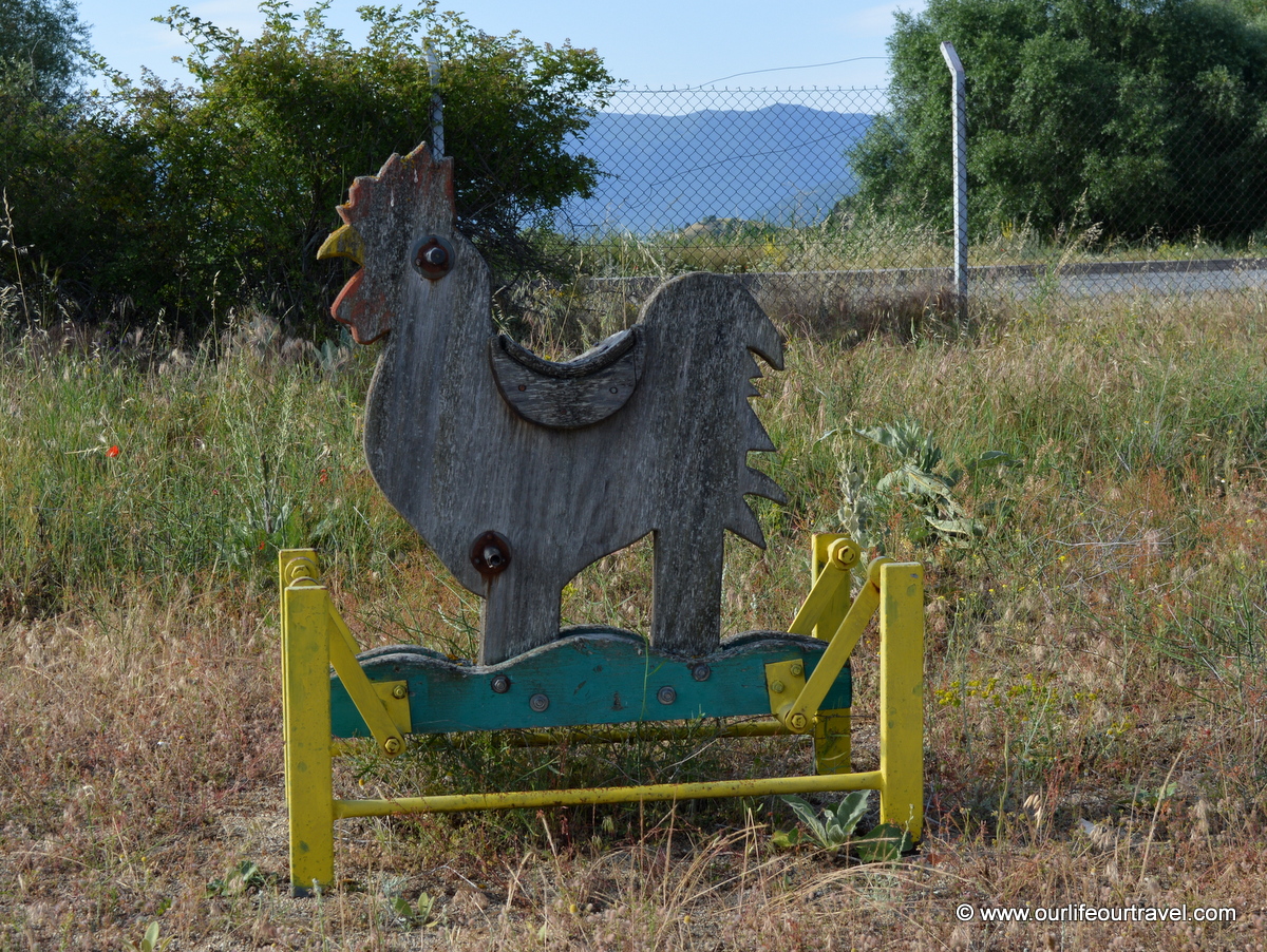 Abandoned restaurant at Prespa Lake