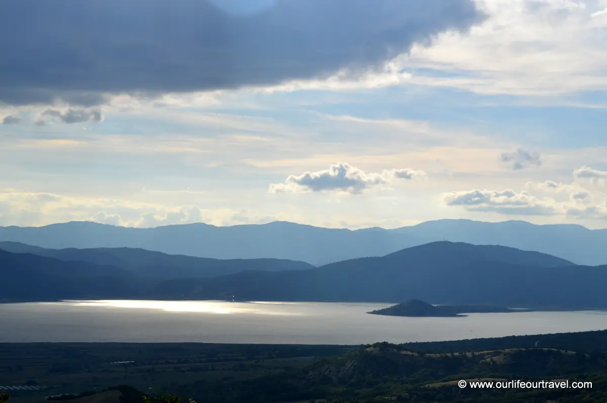 The view to Lake Ohrid