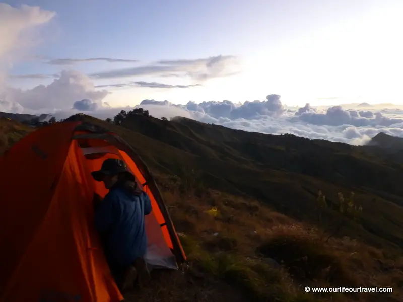 Hiking to Rinjani, Lombok, Indonesia