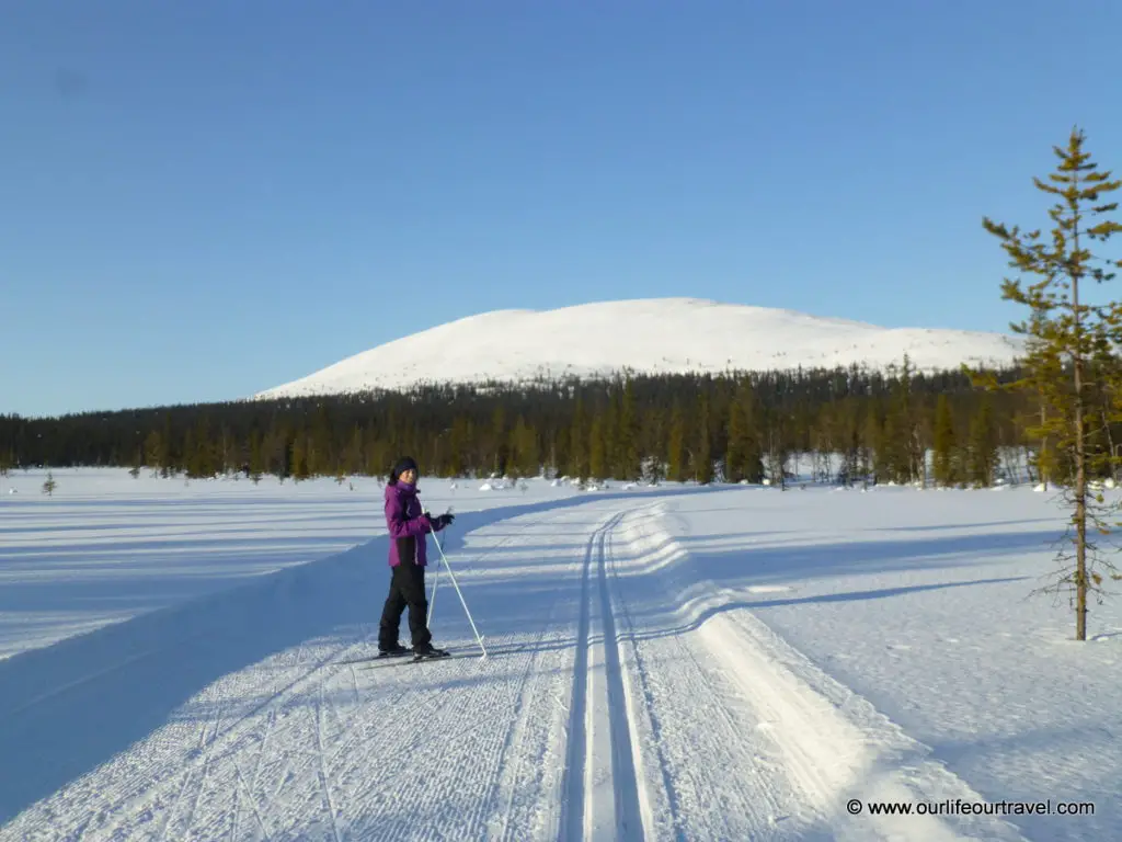 Pallas-Yllästunturi National Park, Lapland, Finland: cross country skiing