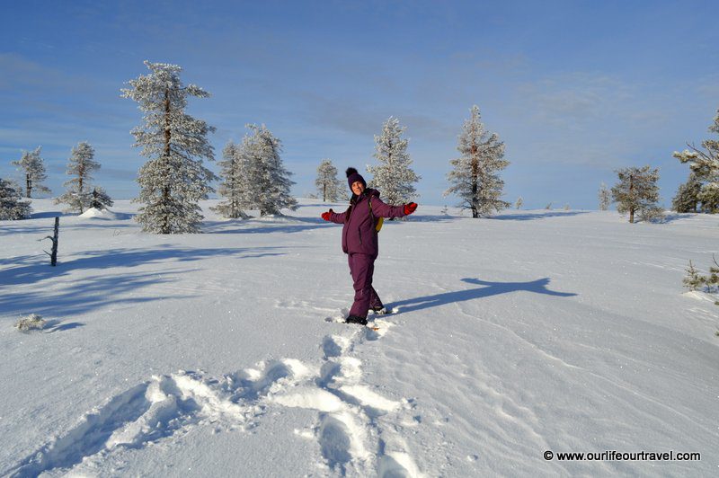 Hiking in Lapland while being pregnant