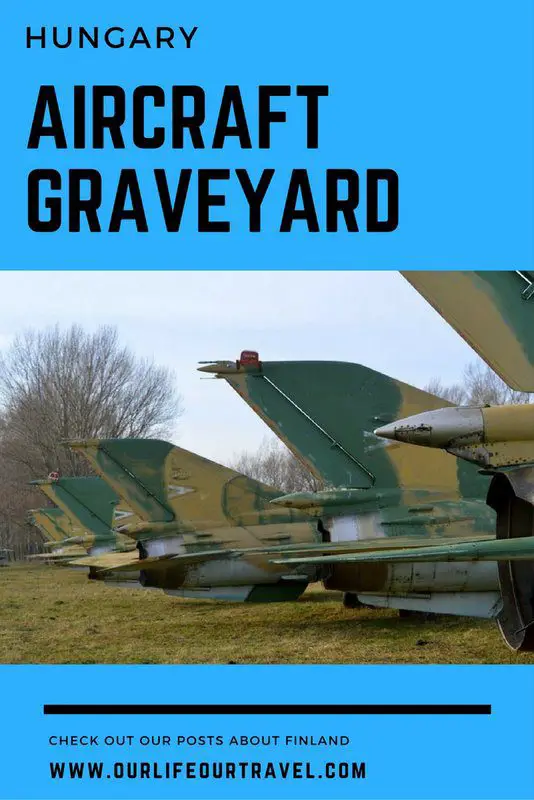Military aircraft graveyard in Hungary