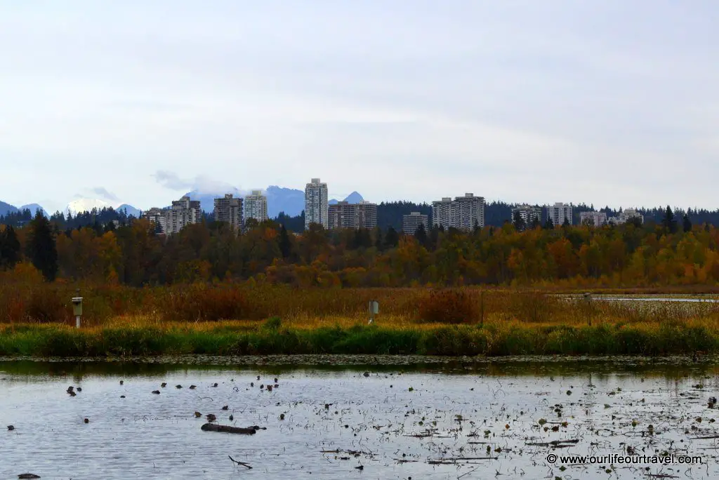 Burnaby seen from the lakeside