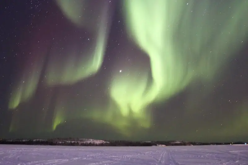 Northern Lights at Yellowknife, Canada