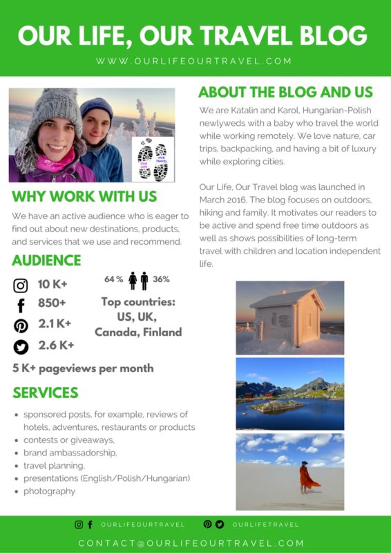 Media Kit - Work with Us @ Our Life, Our, Travel