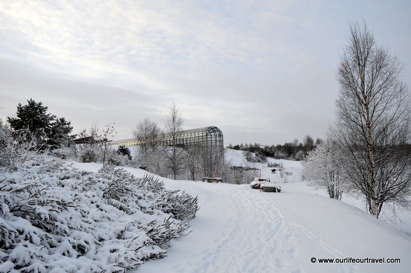 Arktikum during the winter in Rovaniemi center, Finland | Lappföld Arktikum Rovaniemi