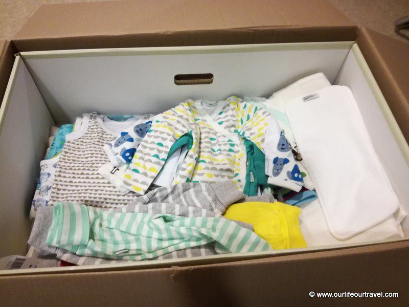 The content of the Finnish baby box