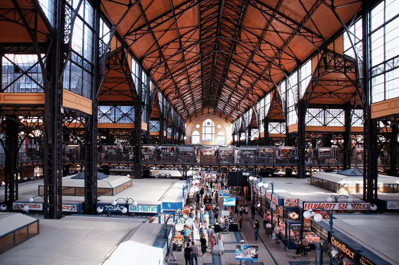 Vásárcsarnok a.k.a. Central Market in Budapest. Impressive.