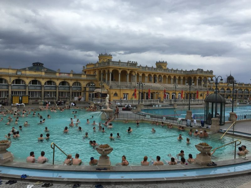 Széchenyi Bath at City Park, Budapest. Best Thermal Baths in Hungary
