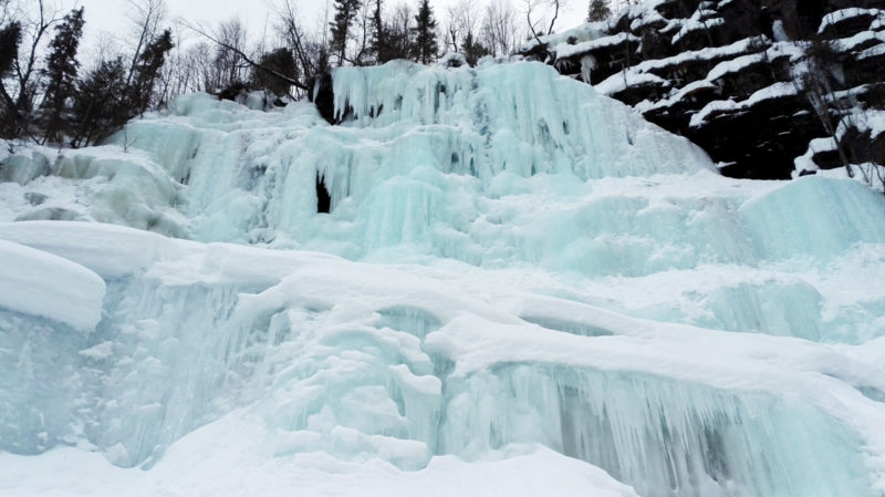 Korouoma Frozen Waterfalls