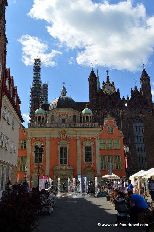 Sightseeing in Gdansk old town, Poland