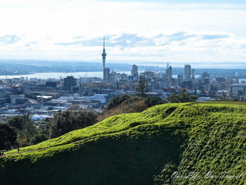 Auckland from a volcano | New Zealand