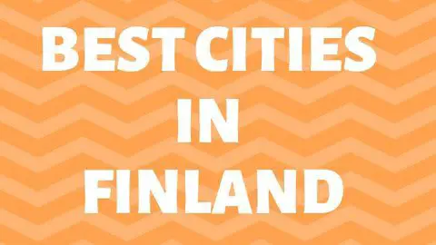 TOP CITIES IN FINLAND