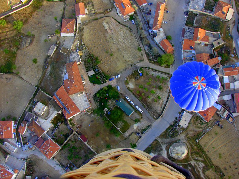 Hot air balloon ride in Göreme, Cappadocia, Turkey