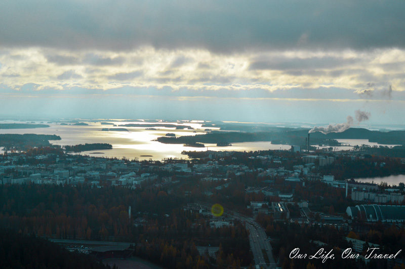 Kuopio view from the water tower