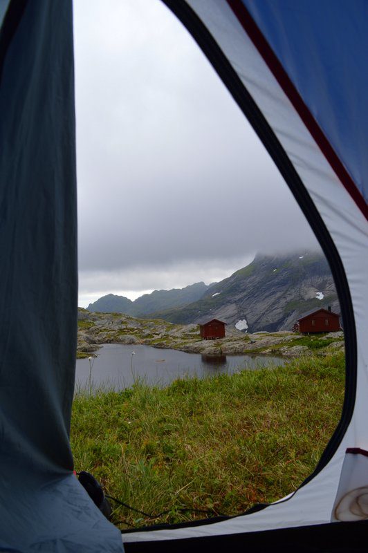 Tenting around A, Norway.
