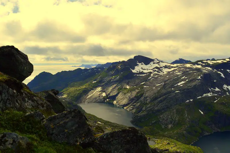 Overview from Lofoten.