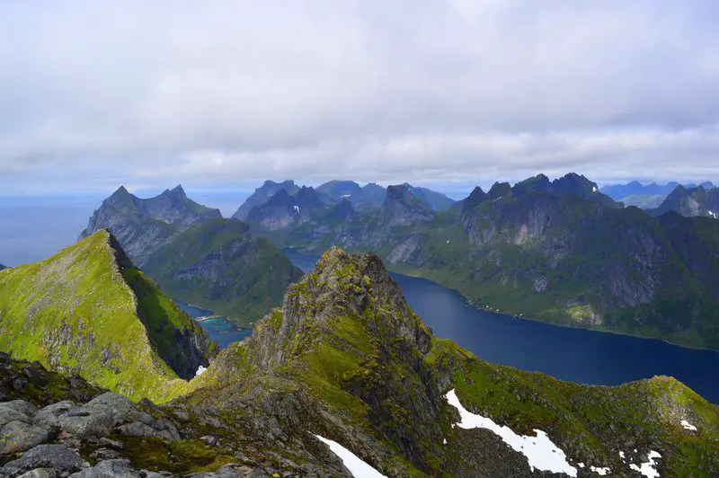 Peak in Lofoten.