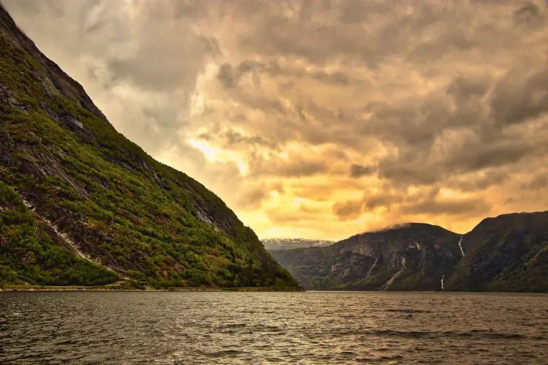 Fjord view.