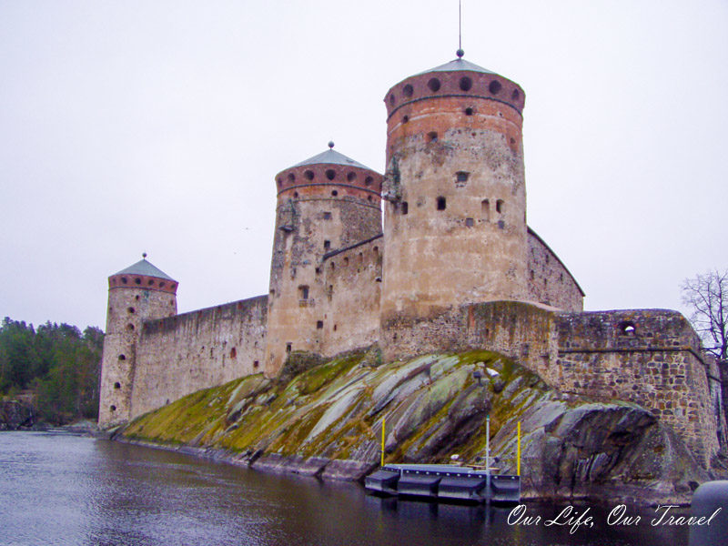 The best medieval castle in Finland. Olavinlinna Castle, Savonlinna