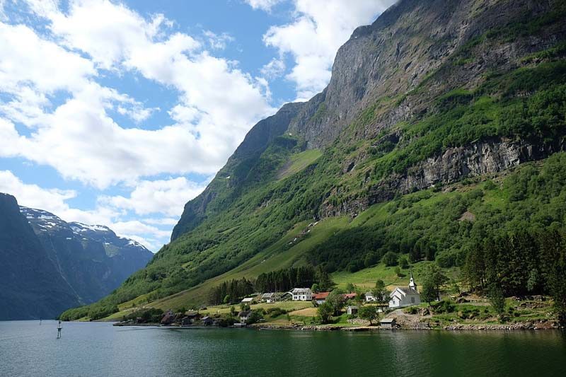 naeroyfjord - spectacular fjord in Norway 