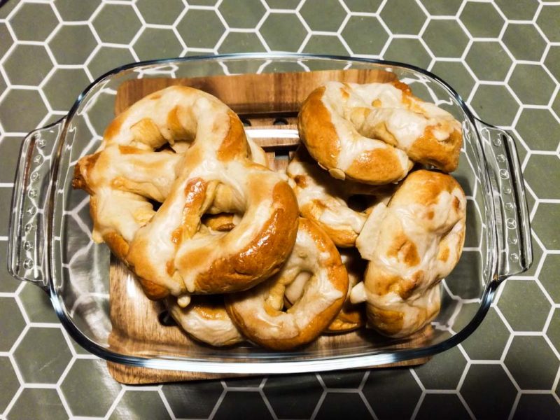 home-made hungarian pretzels