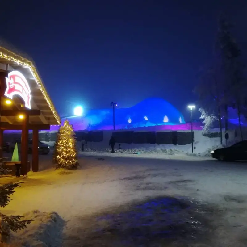 Snowman's World Ice Restaurant Santa Claus Village