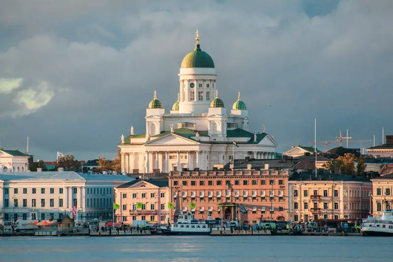Helsinki Cathedral from the sea