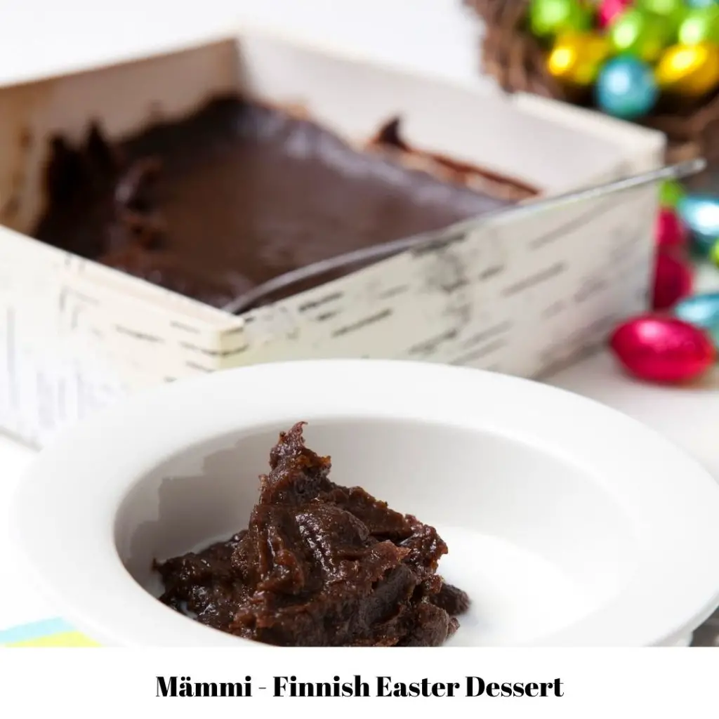 mämmi or mammi - traditional finnish food for easter holiday