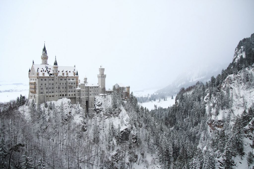 Neuschwanstein kastély télen