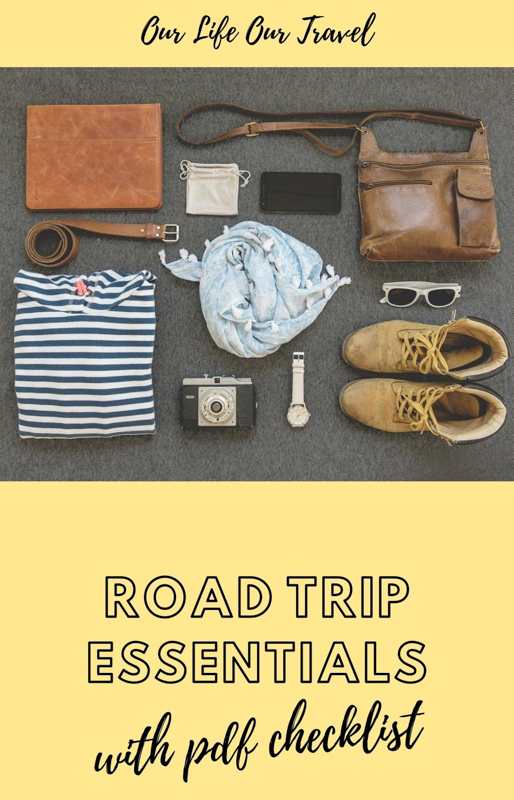 road trip essential items