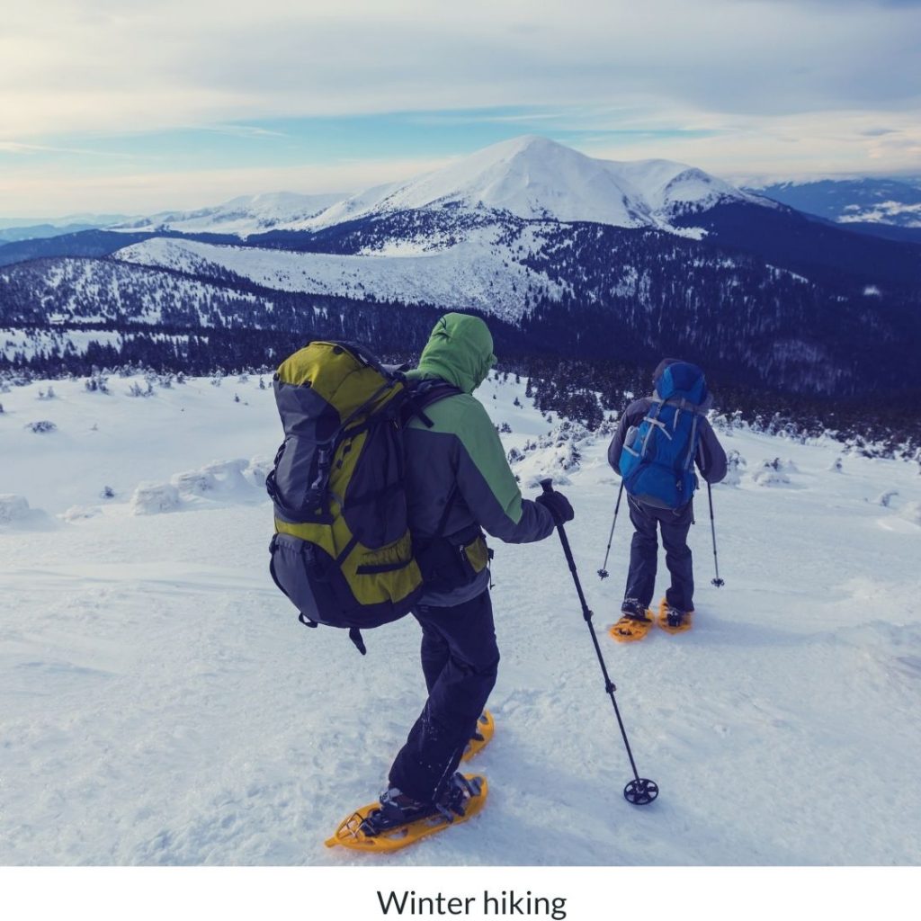 winter hiking