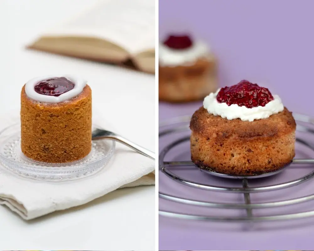 Runeberg tart: Runebergintorttu. Dessert from Finland