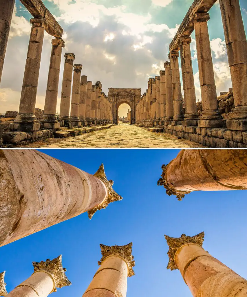 jerash jordan columns